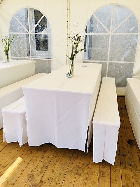 partyservice catering darmstadt biertischhussenset 70cm