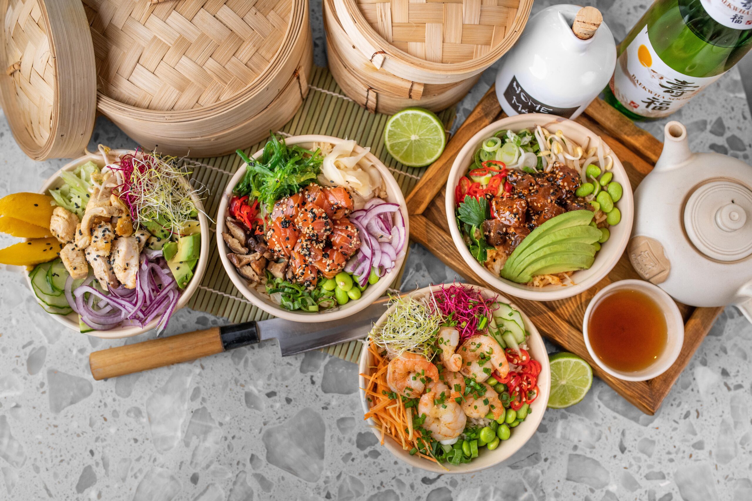 poke bowls traditional hawaiian food