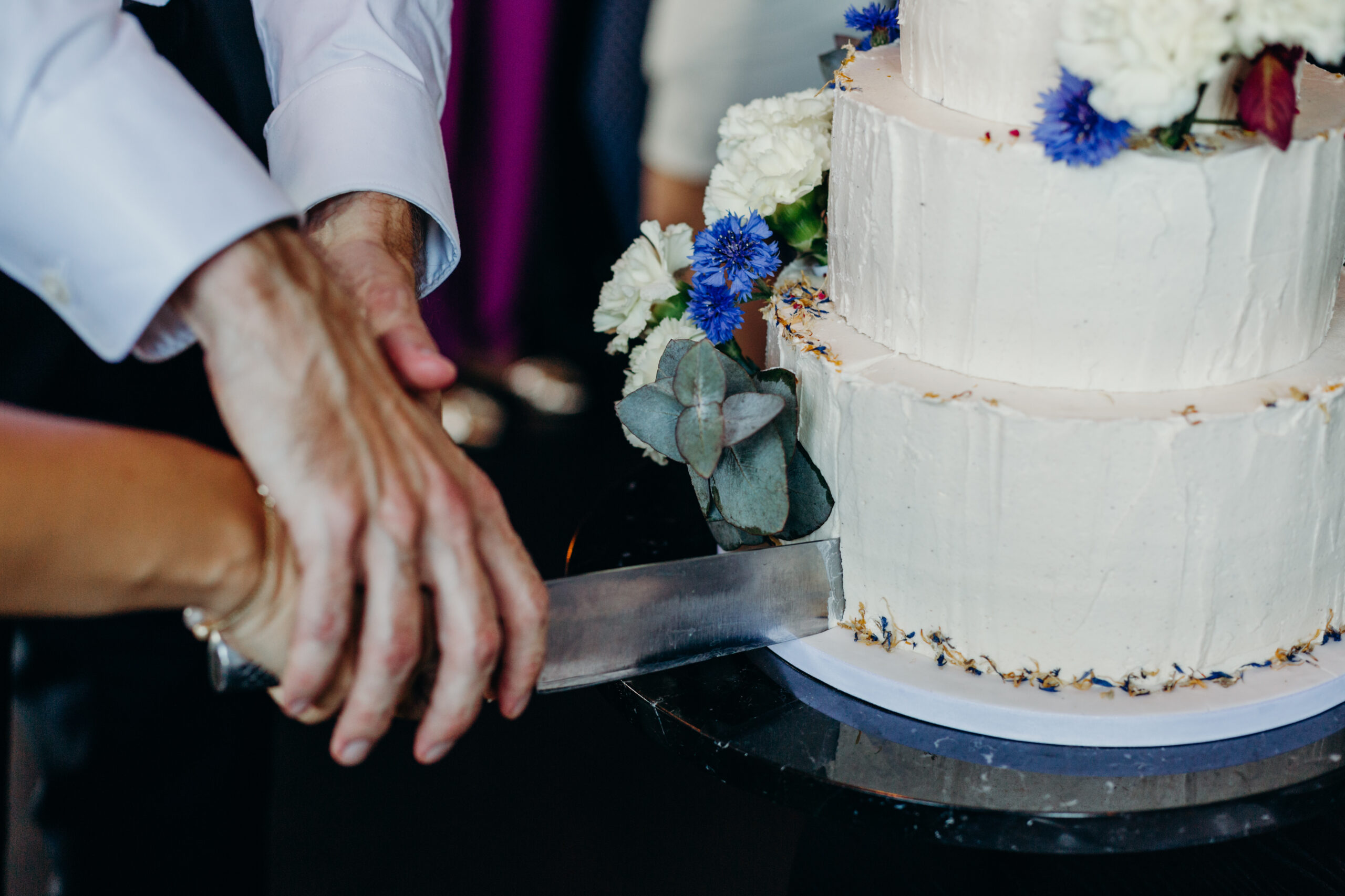 the wedding cake
